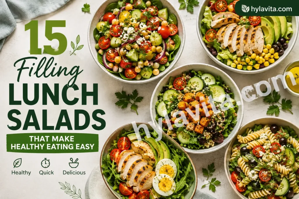 15 Filling Lunch Salads That Make Healthy Eating Easy Easy Lunch Salads
