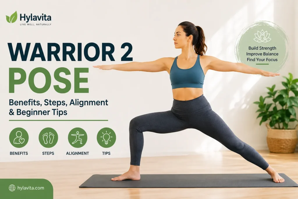 Warrior 2 Pose: Benefits, Steps, Alignment & Beginner Tips warrior 2 pose