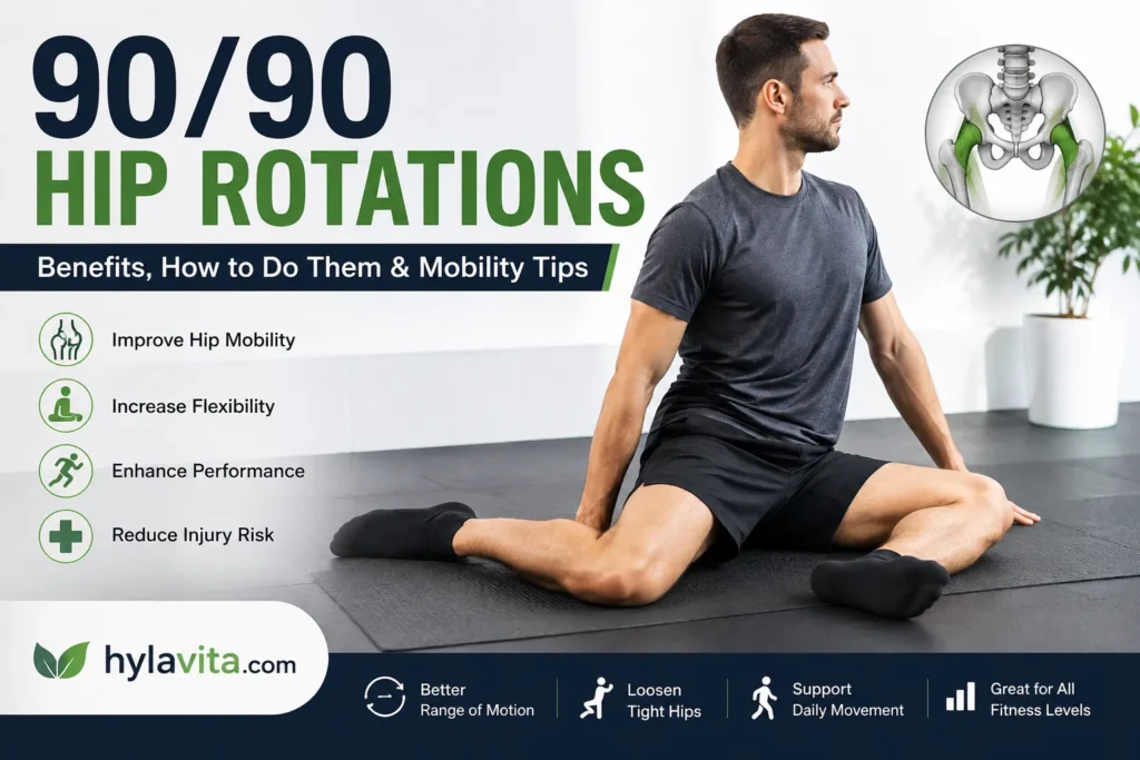 90/90 Hip Rotations: Benefits, How-To Steps & Mobility Tips 90/90 hip rotations