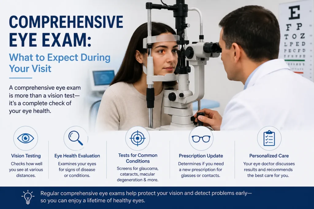 Comprehensive Eye Exam: What to Expect During Your Visit comprehensive eye examination