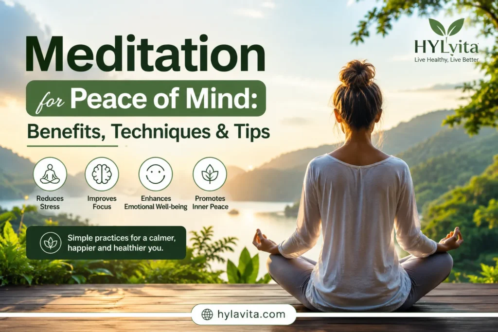 Meditation and Peace of Mind: A Simple Guide That Works meditation and peace of mind
