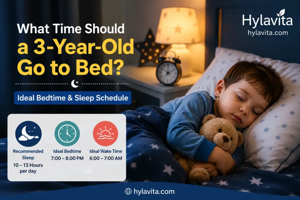what time should a 3 year old go to bed