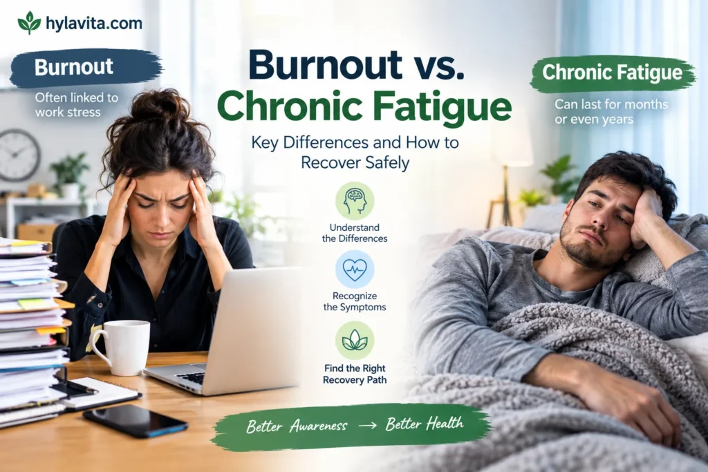 burnout vs chronic fatigue symptoms