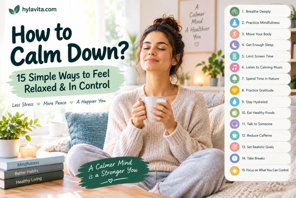 How to Calm Down? 15 Simple Ways to Feel Relaxed & In Control how to calm down