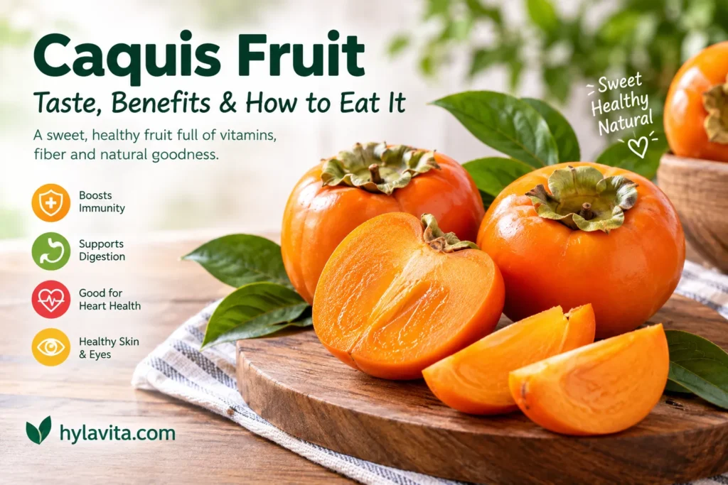 What Is Caquis Fruit? Benefits, Nutrition, Taste & Uses caquis fruit