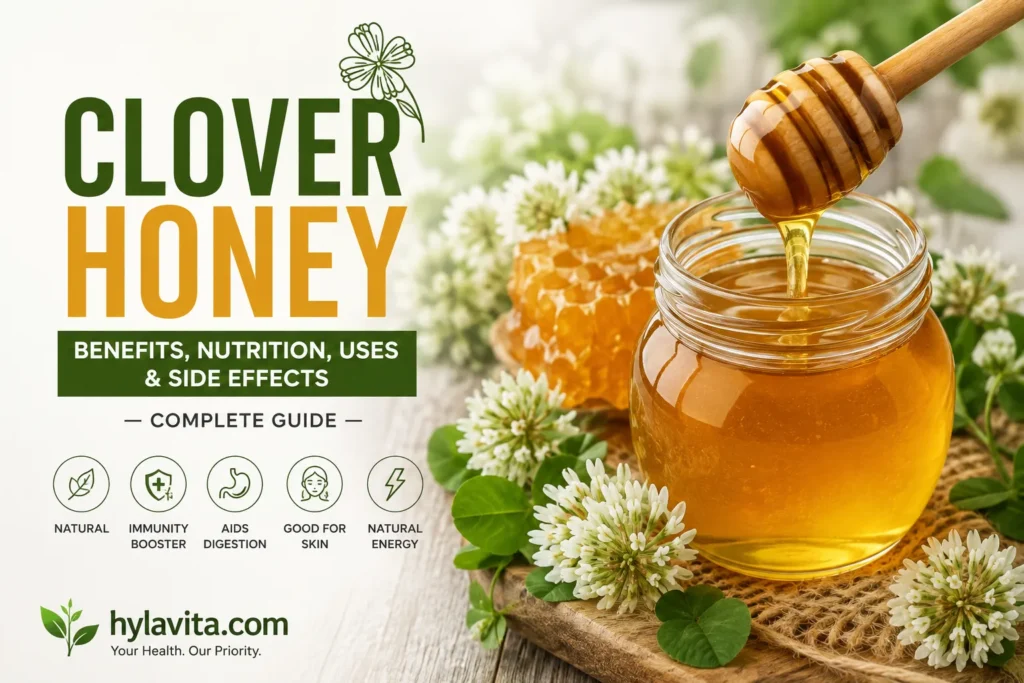 Clover Honey: Benefits, Nutrition, Uses & Side Effects clover honey